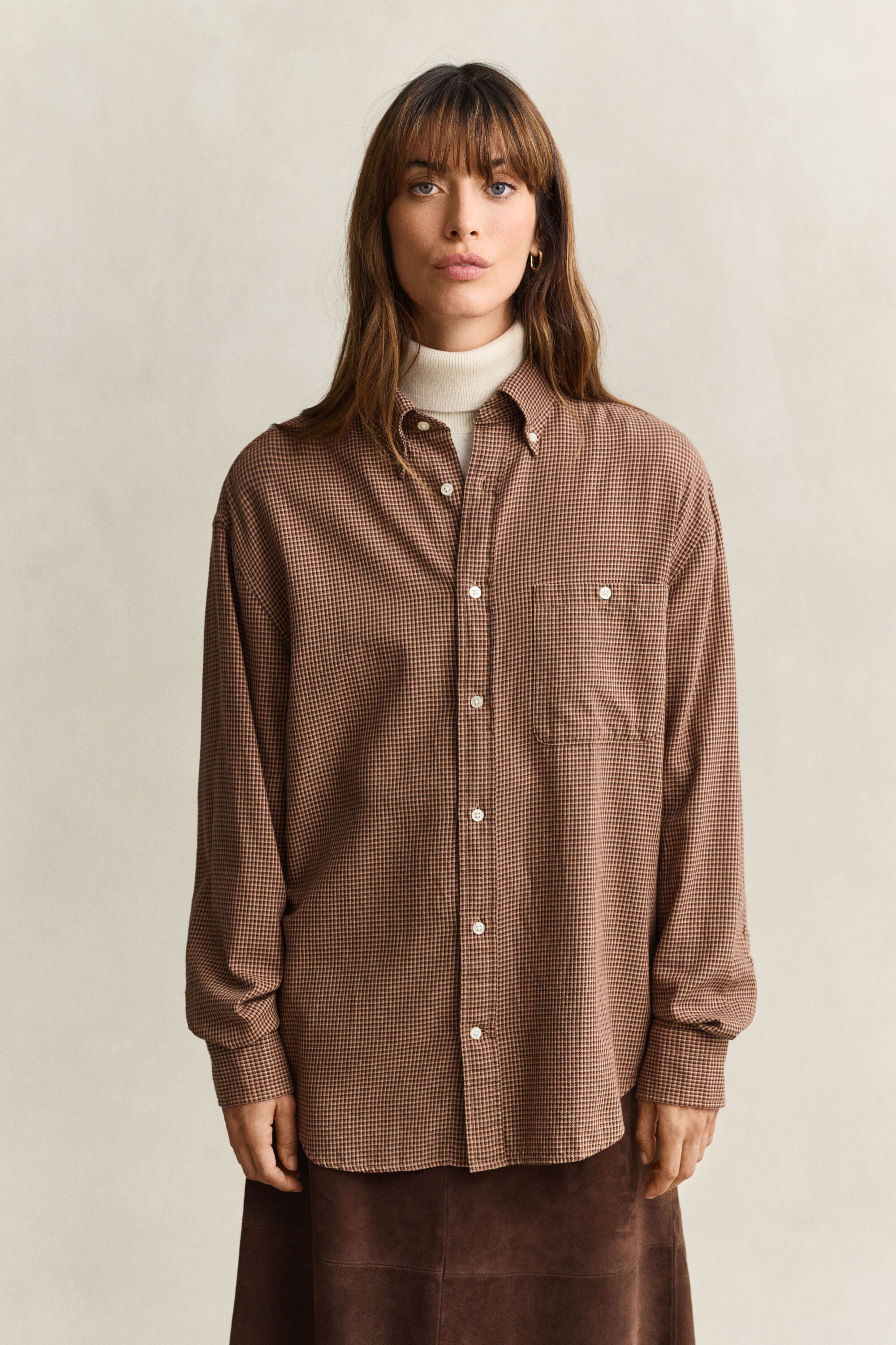 Camisa com padrão de xadrez Member Exclusive
