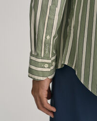 Camisa Oxford Dreamy &agrave;s riscas relaxed fit