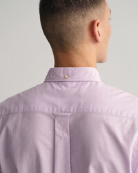 Camisa Oxford de manga curta regular fit