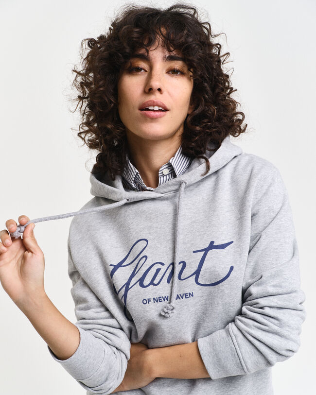 Sweatshirt com capuz Script