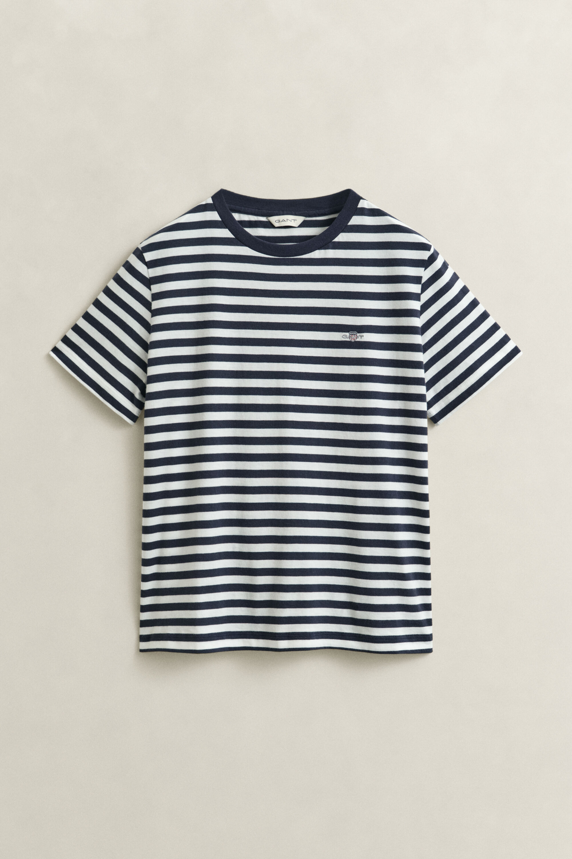 T-shirt às riscas Shield