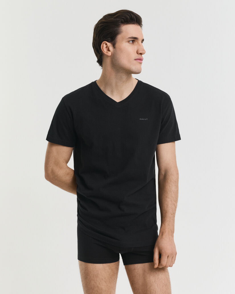 Pack de duas t-shirts com decote em V