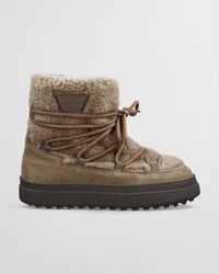 Botas de cano m&eacute;dio com atacadores Snowhill
