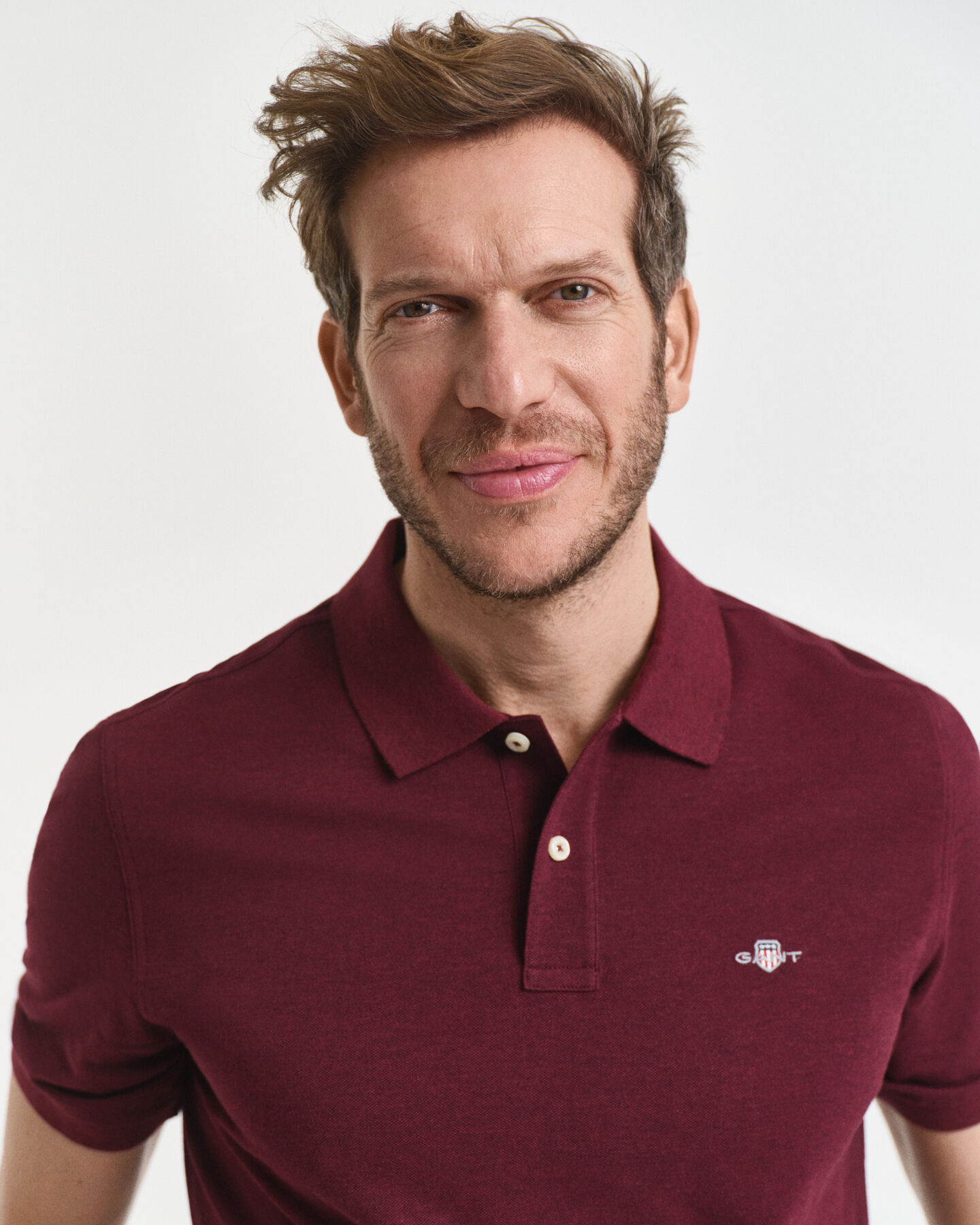 Polo em algodão piqué Shield regular fit