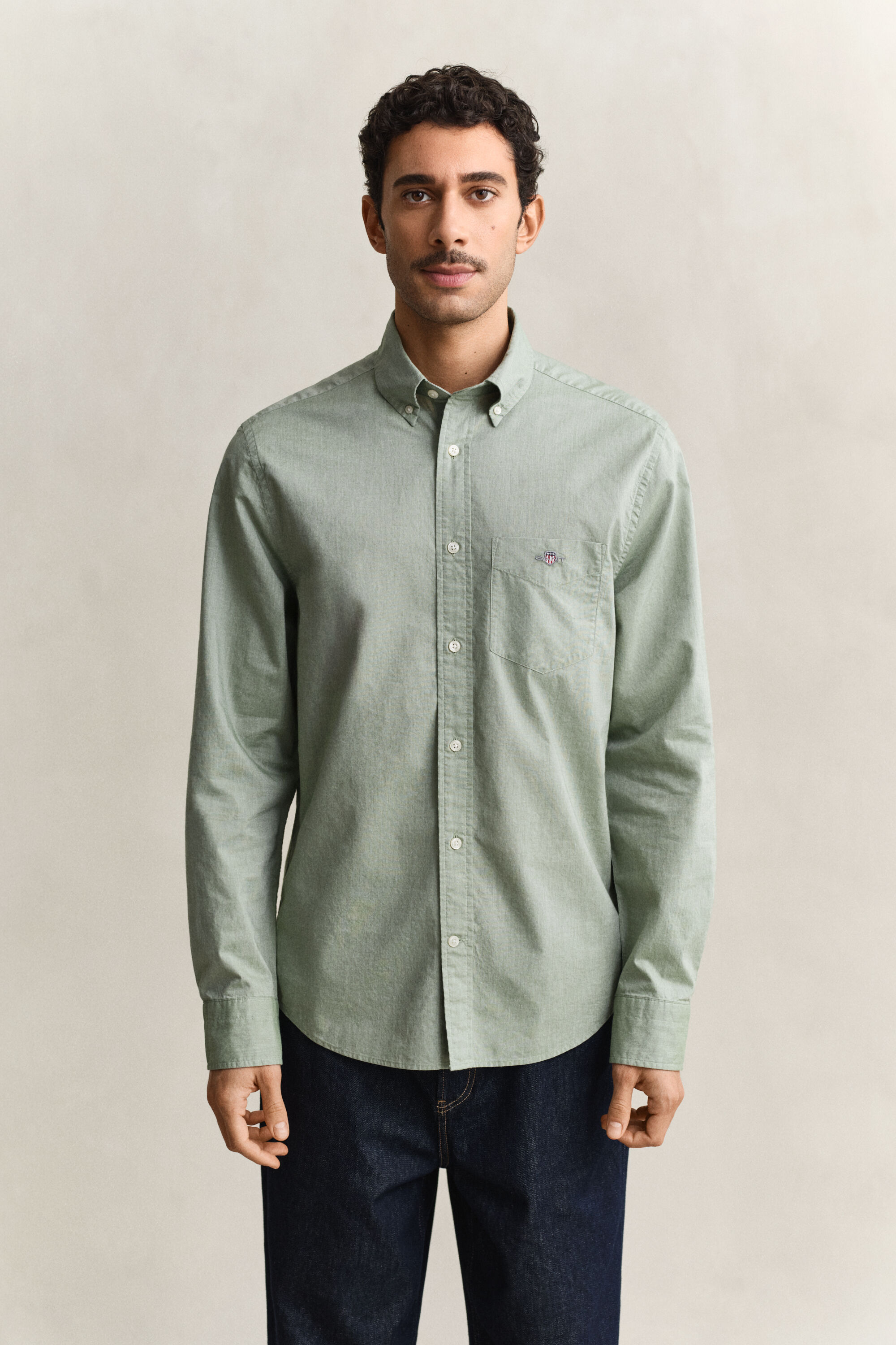 Camisa em popelina Classic regular fit