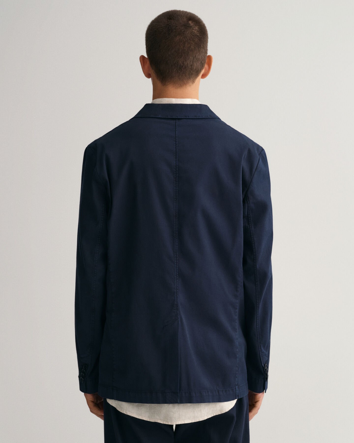 Blazer de fato em algodão