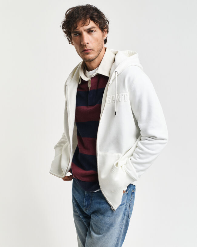 Sweatshirt com capuz Embossed