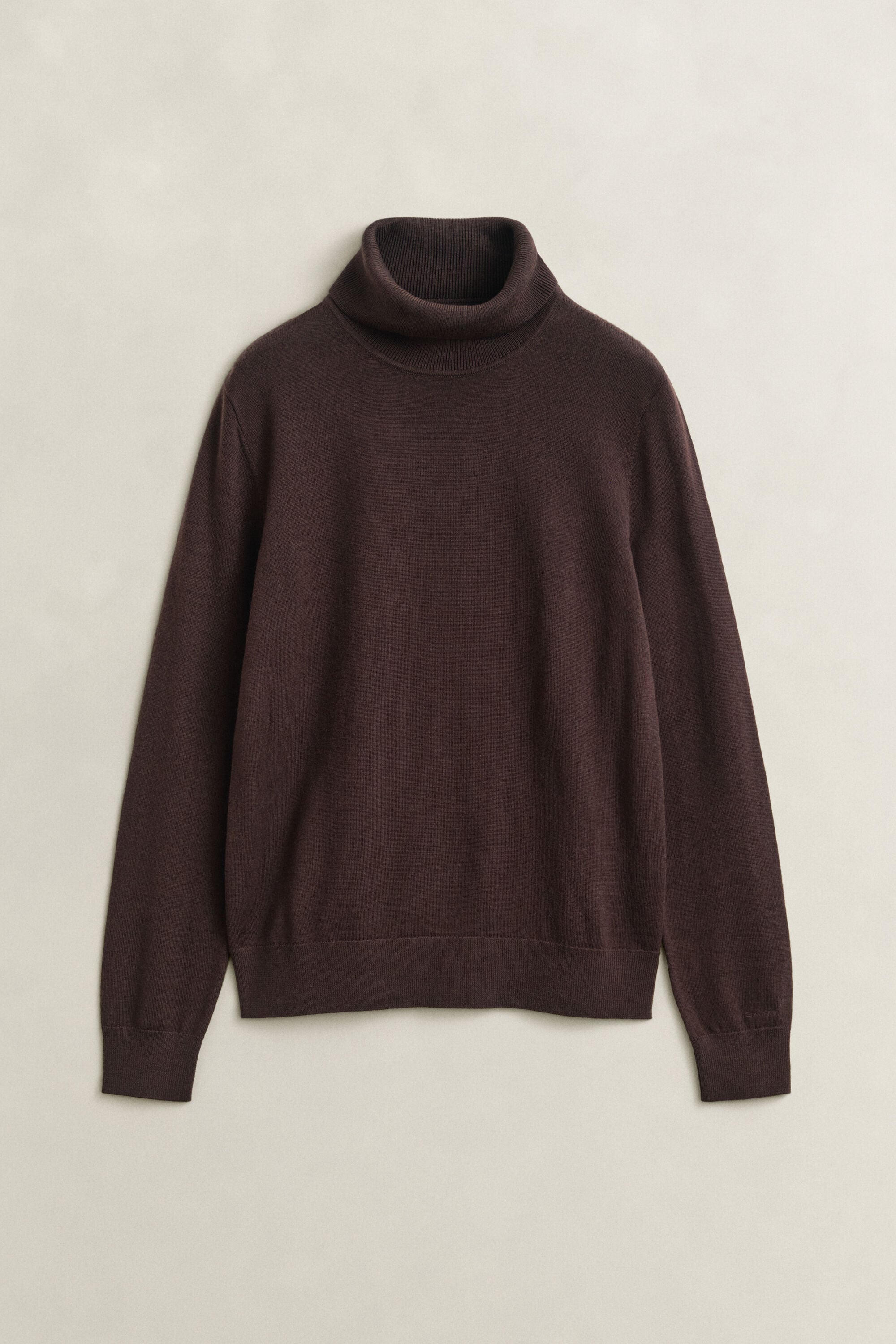 Camisola de gola alta em lã de merino extrafina