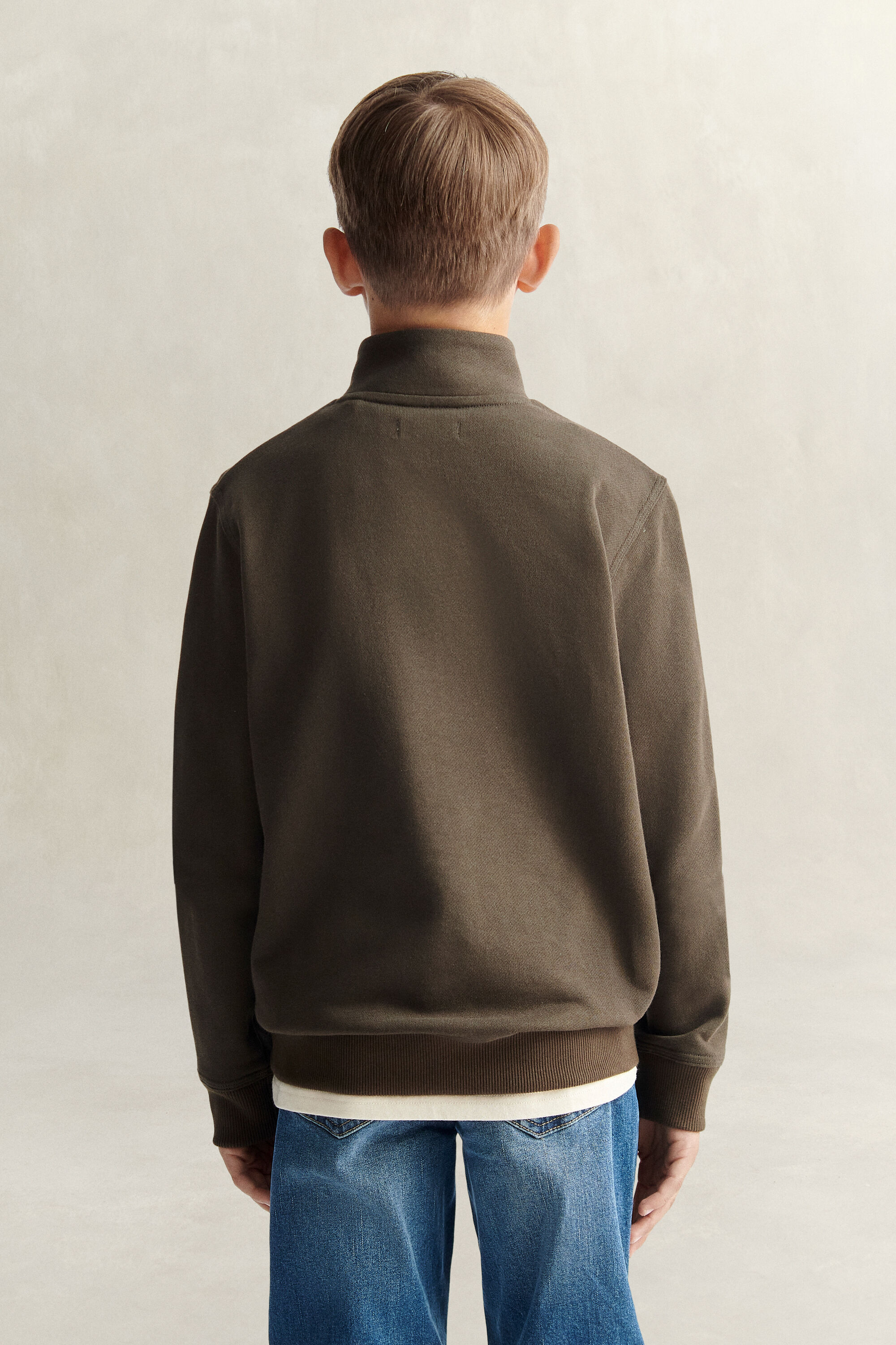 Sweatshirt com meio fecho de correr Shield Teen Boys