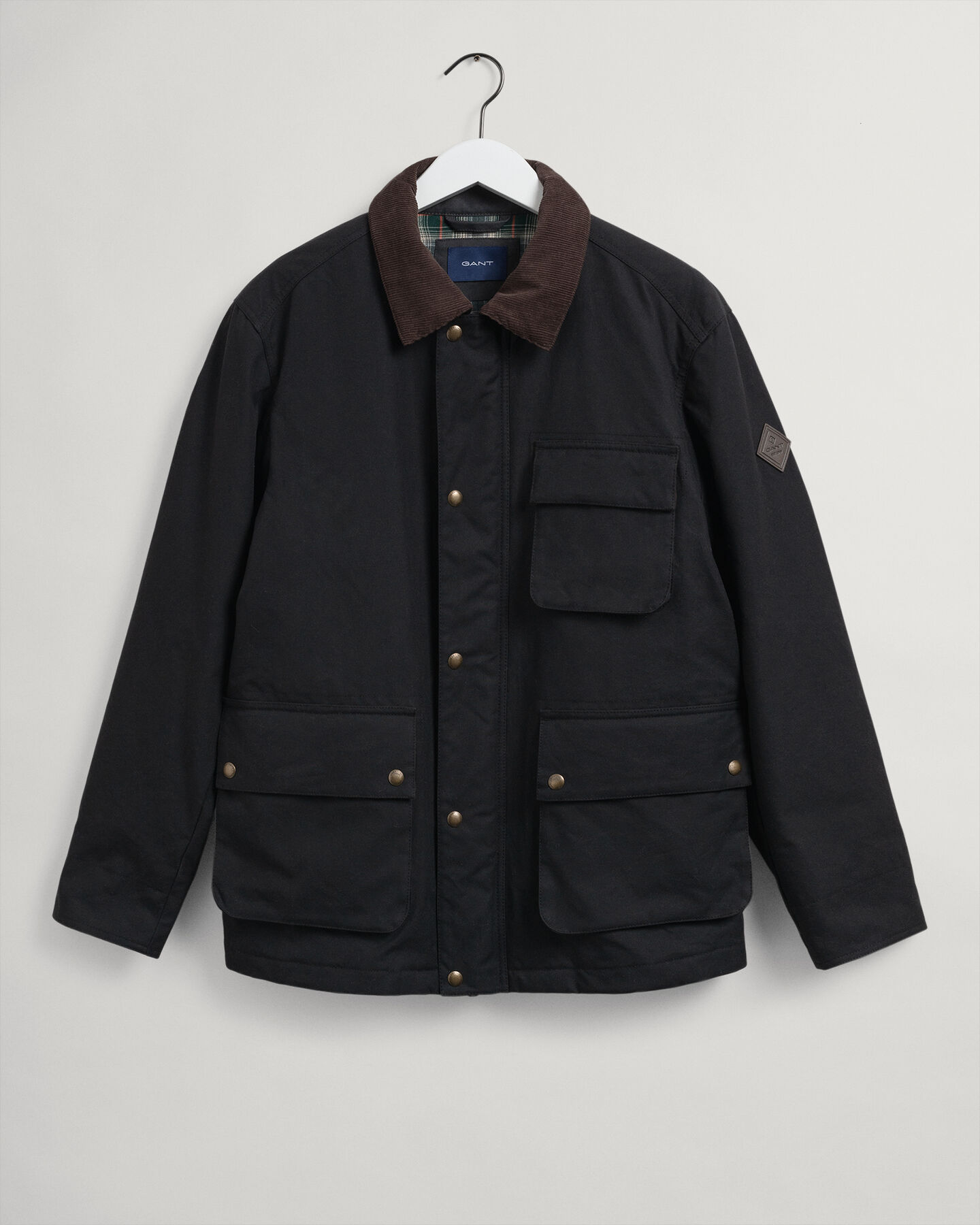 Casaco Hunter com acabamento encerado