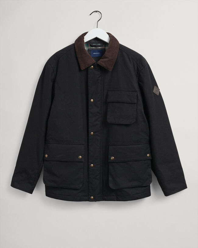 Casaco Hunter com acabamento encerado