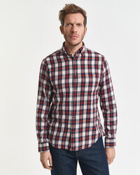 Camisa de flanela Windblown com padrão de xadrez regular fit