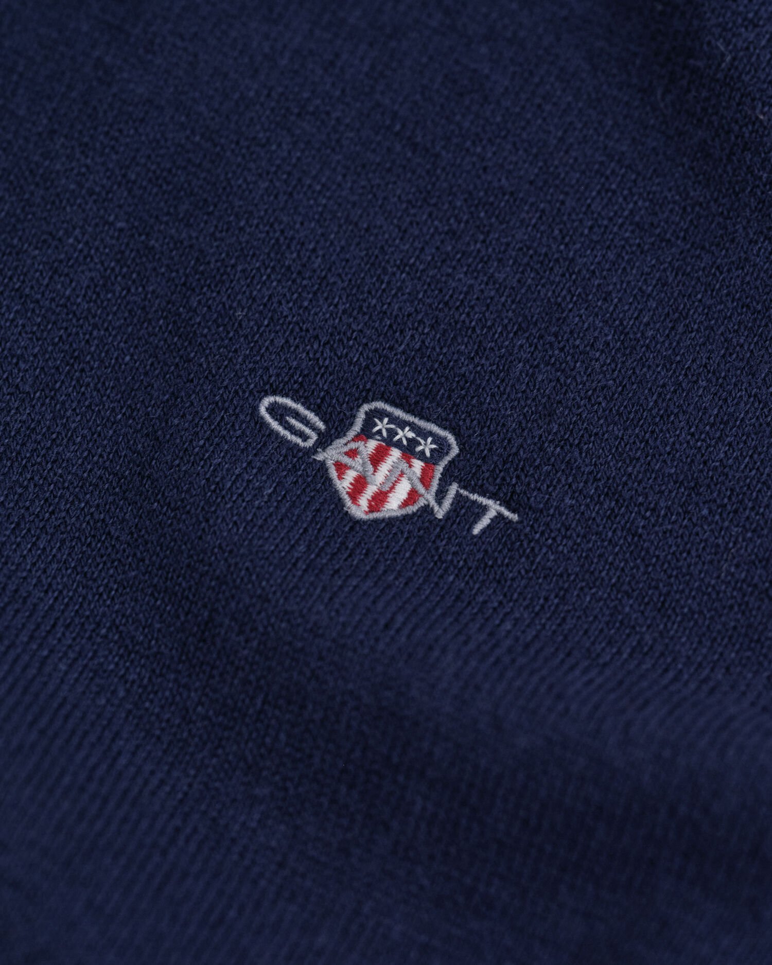 Camisola de gola alta em lã e algodão