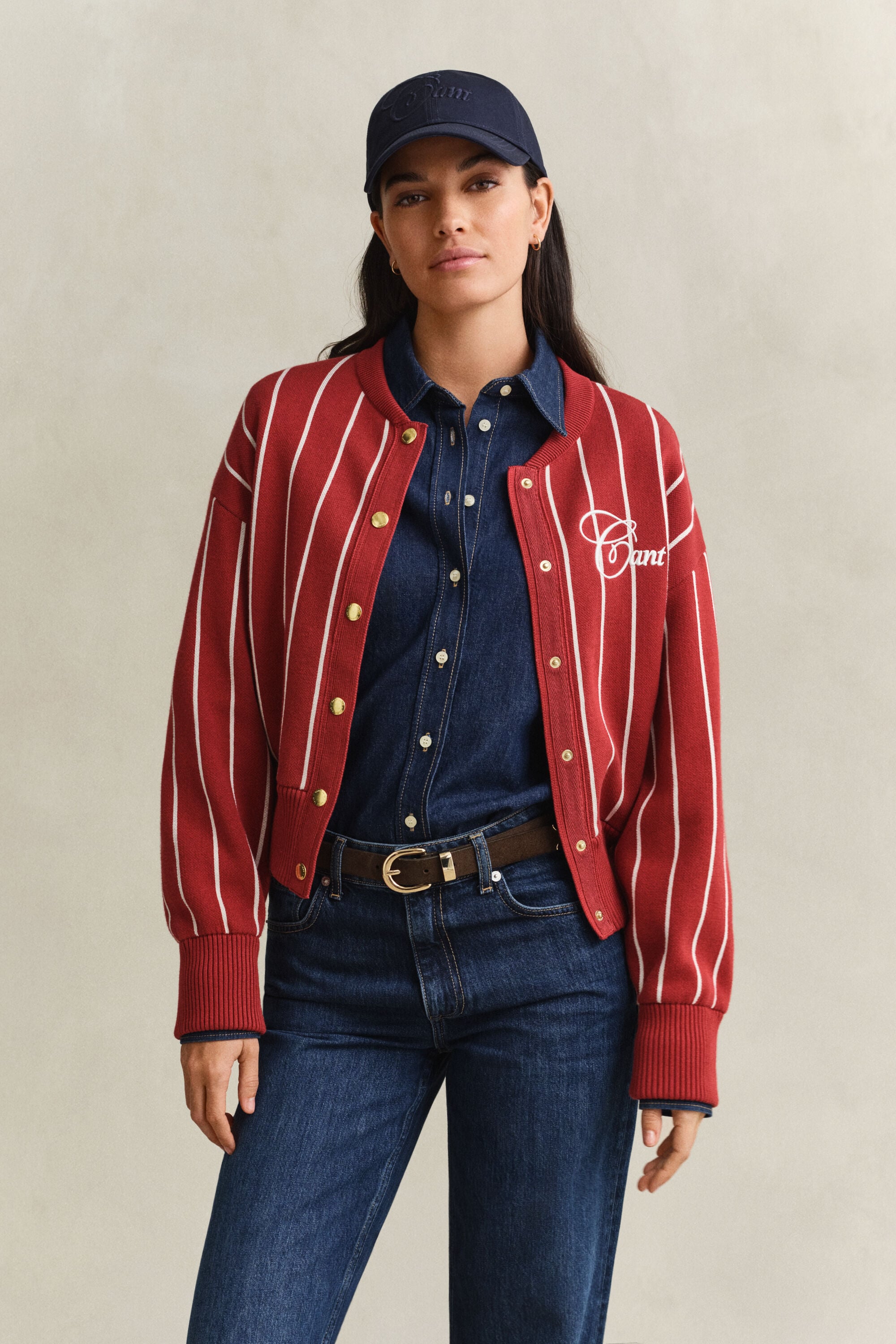 Gant Varsity Jacket em malha
