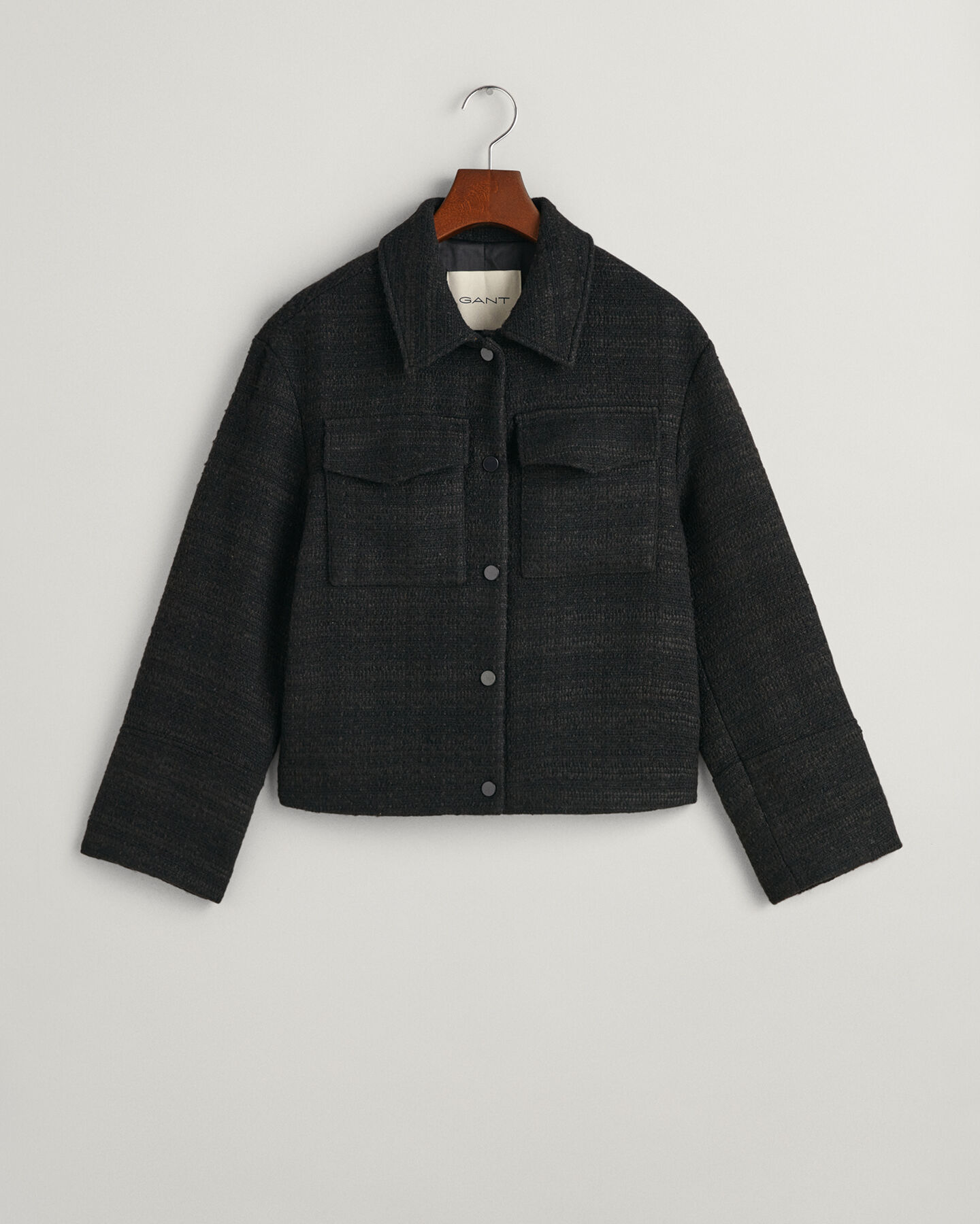 Casaco tipo blazer em tweed