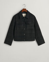 Casaco tipo blazer em tweed