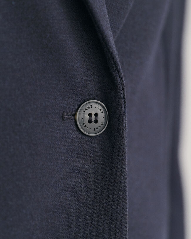 Blazer em jersey corte normal