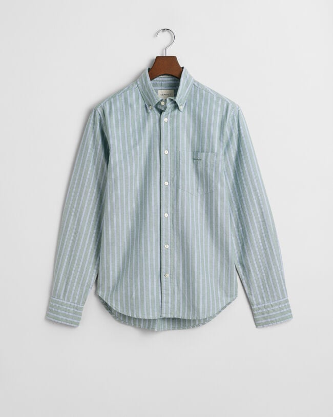 Camisa Oxford Archive às riscas regular fit