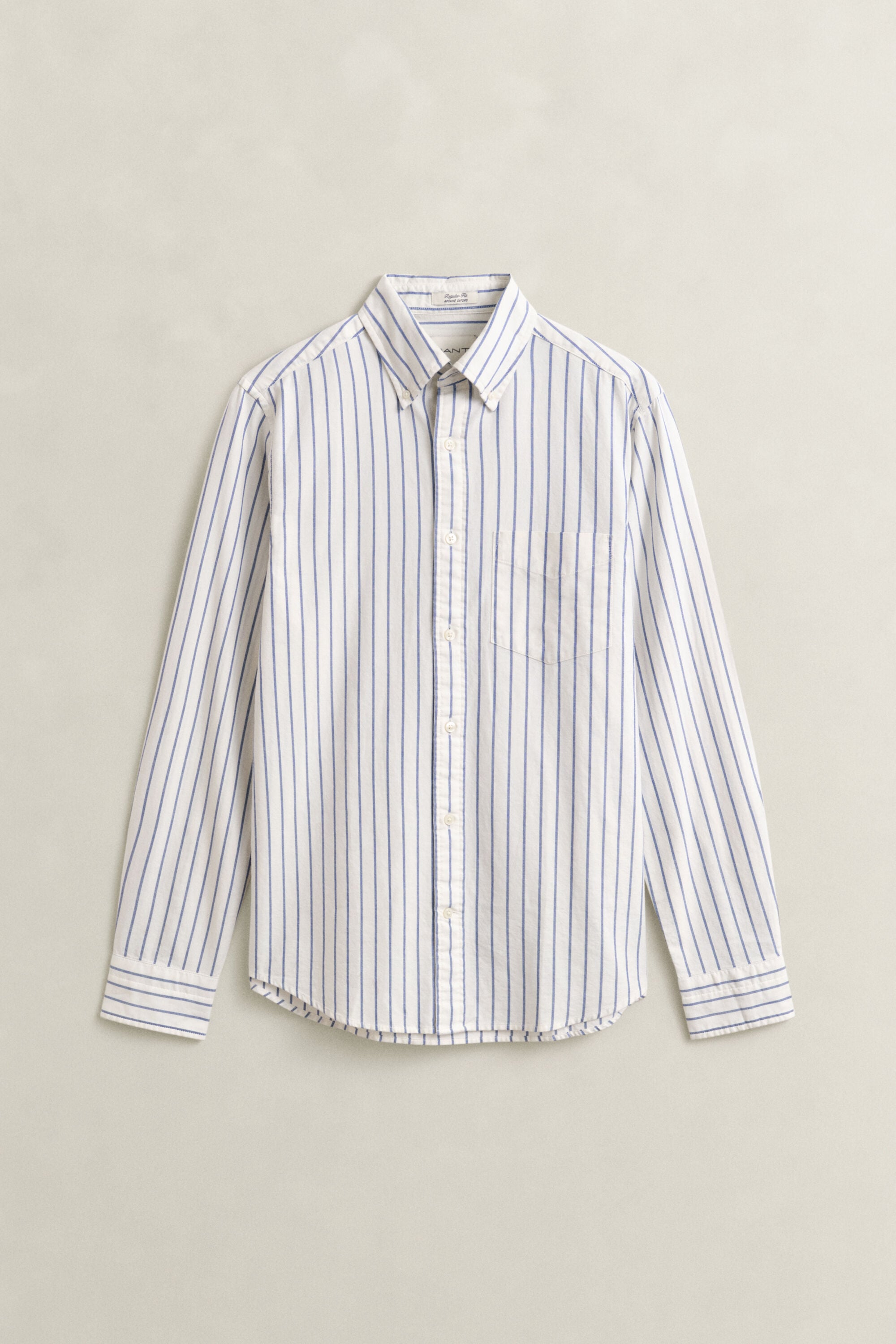 Camisa Oxford às riscas Classic