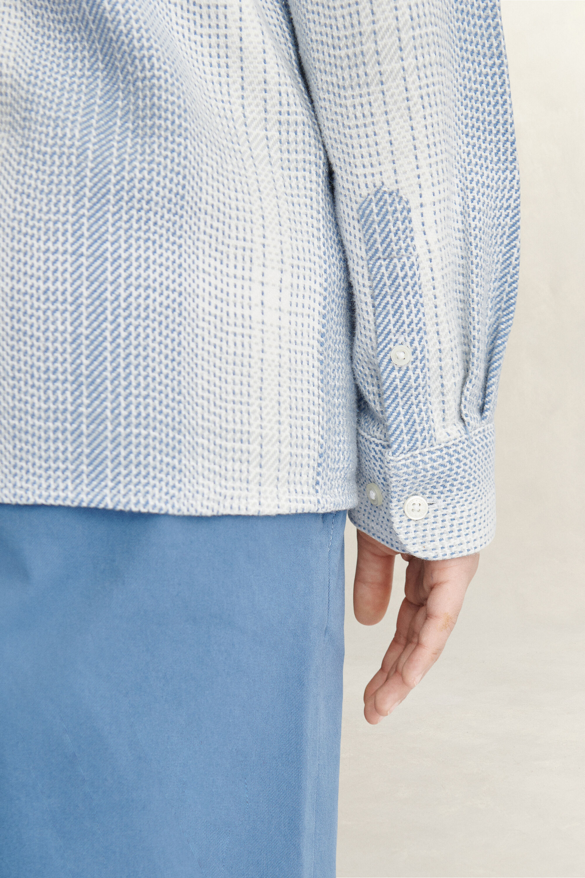 Sobrecamisa com padrão de xadrez Teen Boys