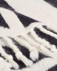 Cachecol em mohair Quadrat Logo