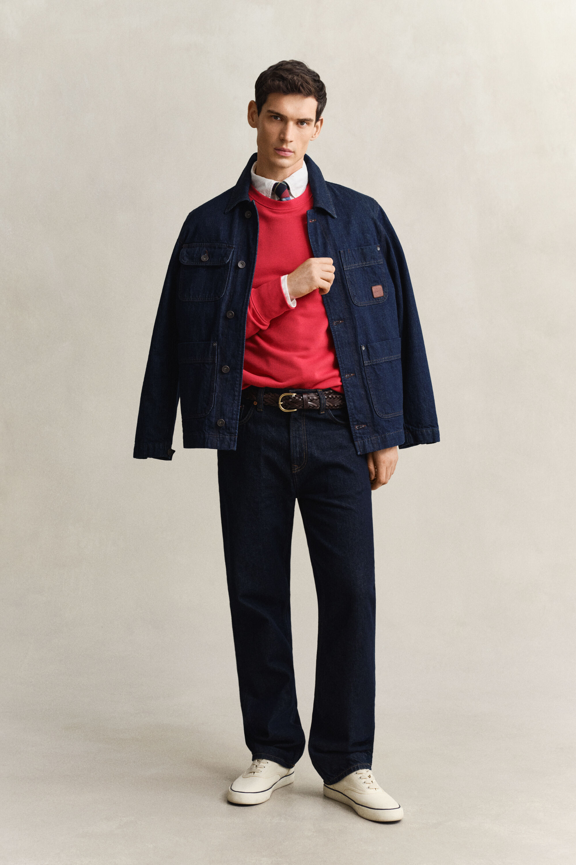 Sweatshirt com decote redondo Shield