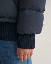 Blusão de penas curto