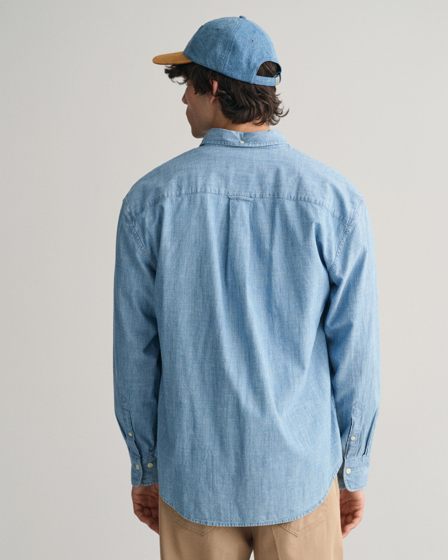 Camisa em chambray relaxed fit