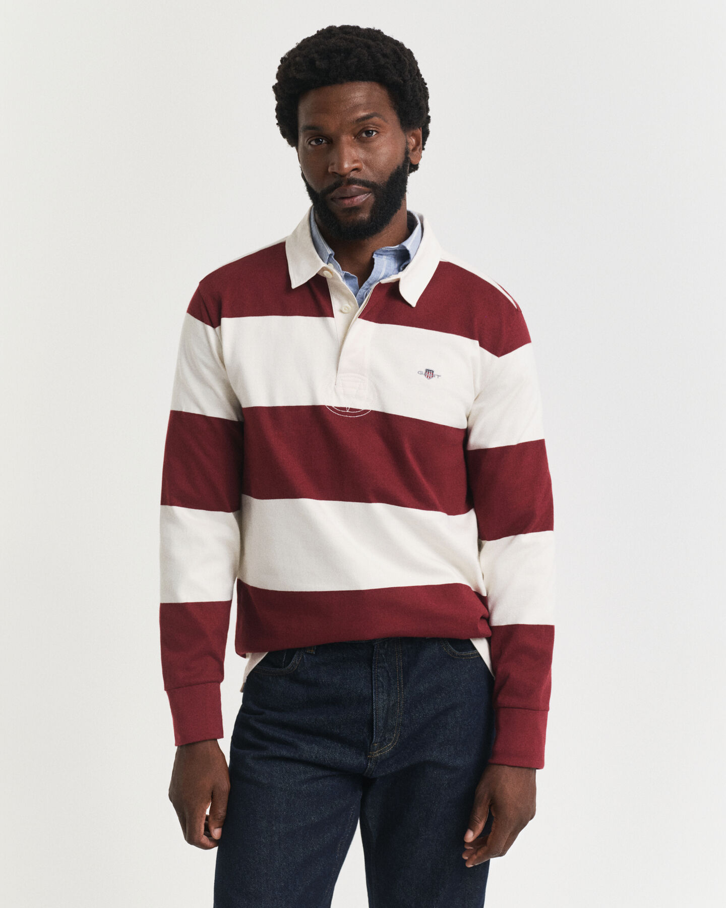 Heavy Rugger às riscas em bloco