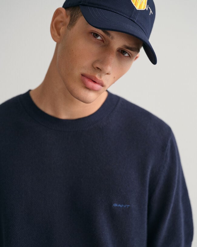 T-shirt em algodão piqué