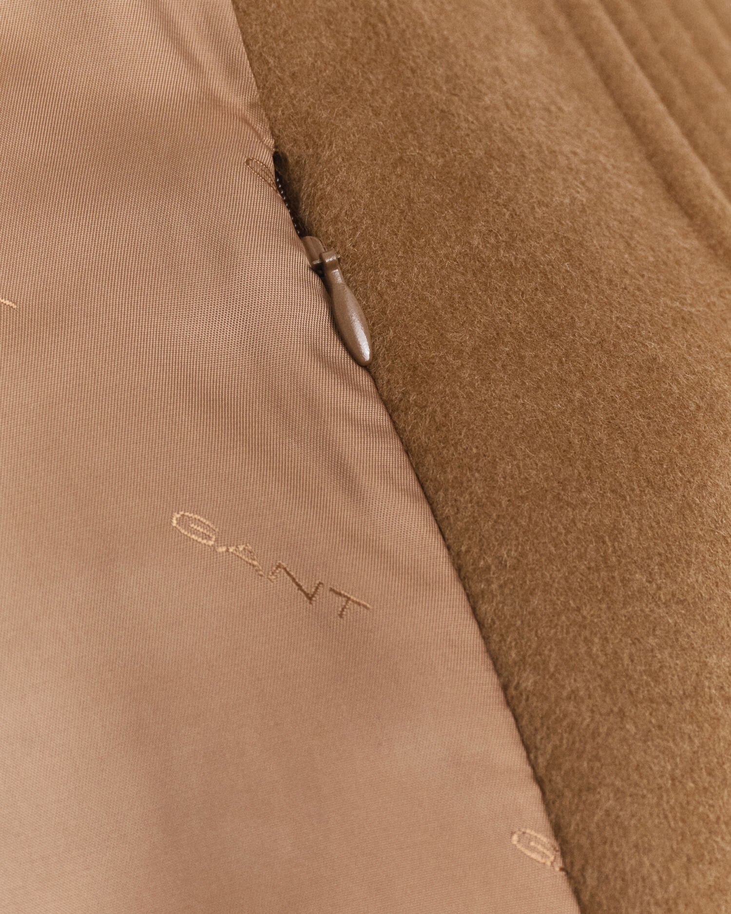 Casaco de aviador em mistura de lã