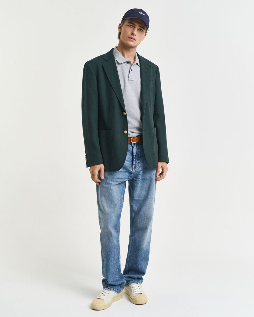 Polo em algodão piqué Shield slim fit