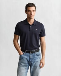 Polo em algodão piqué Shield regular fit
