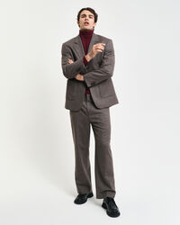 Camisola de gola alta em lã de merino extrafina