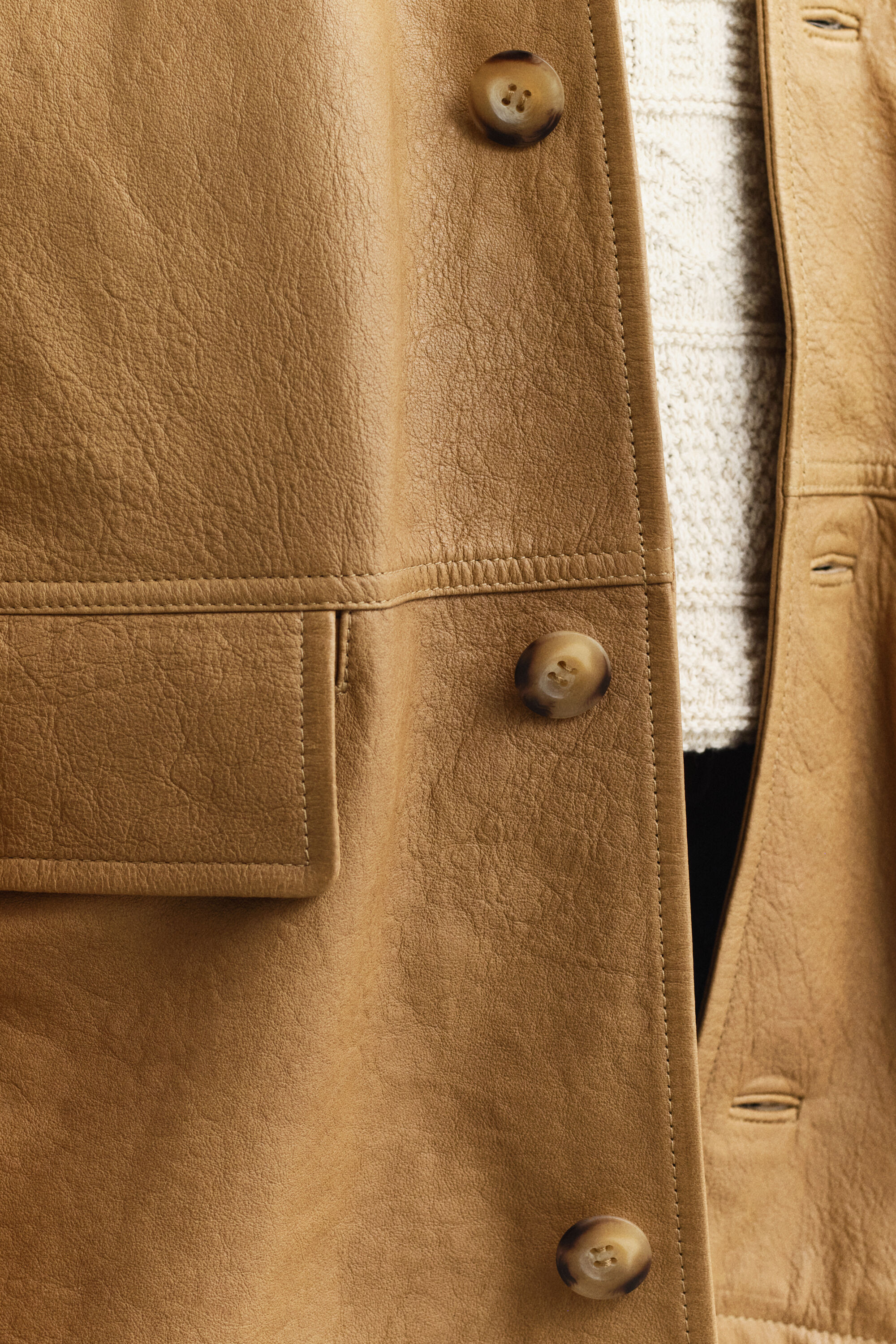 Casaco Decker em pele