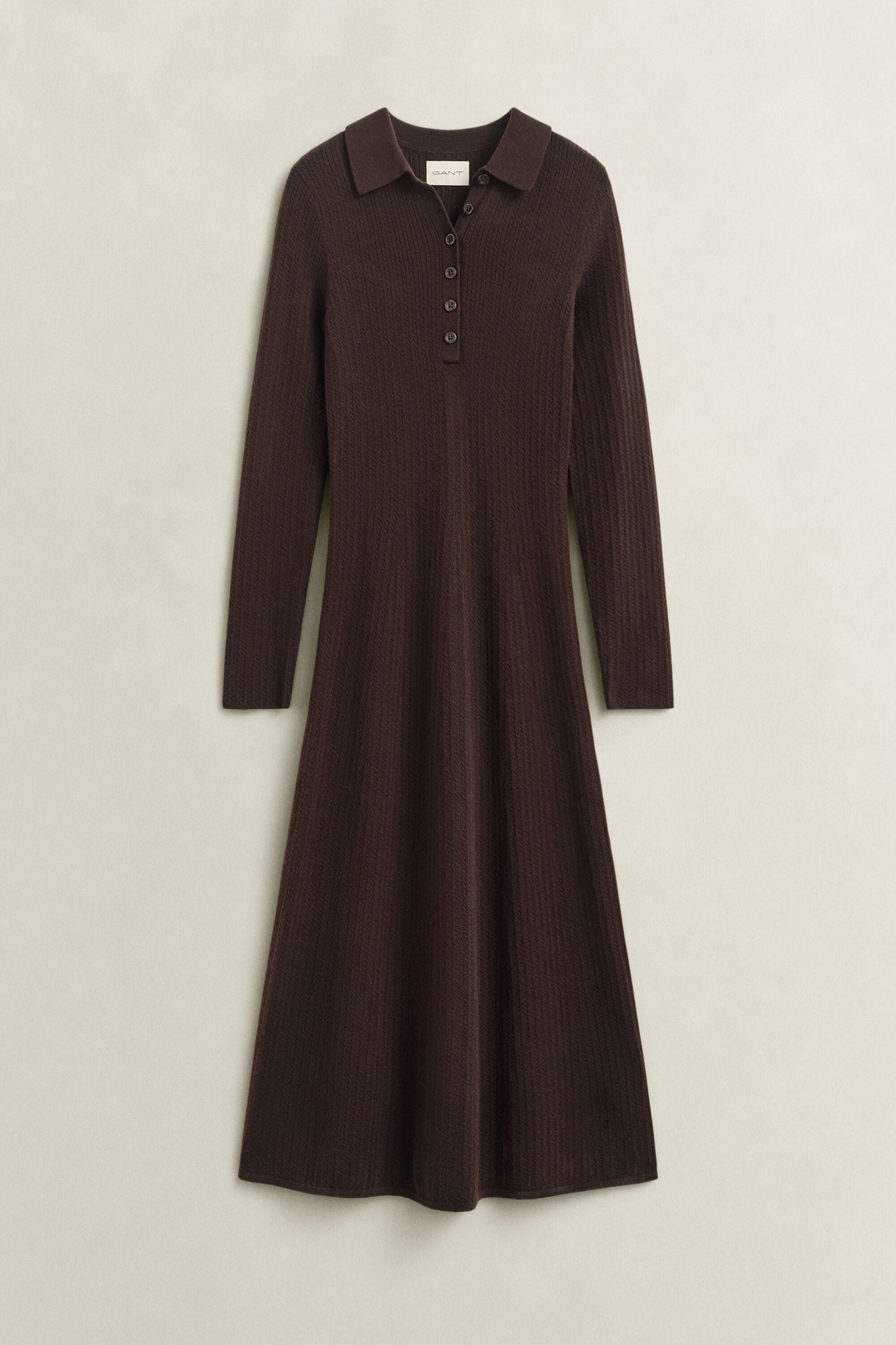 Vestido em malha entrançada