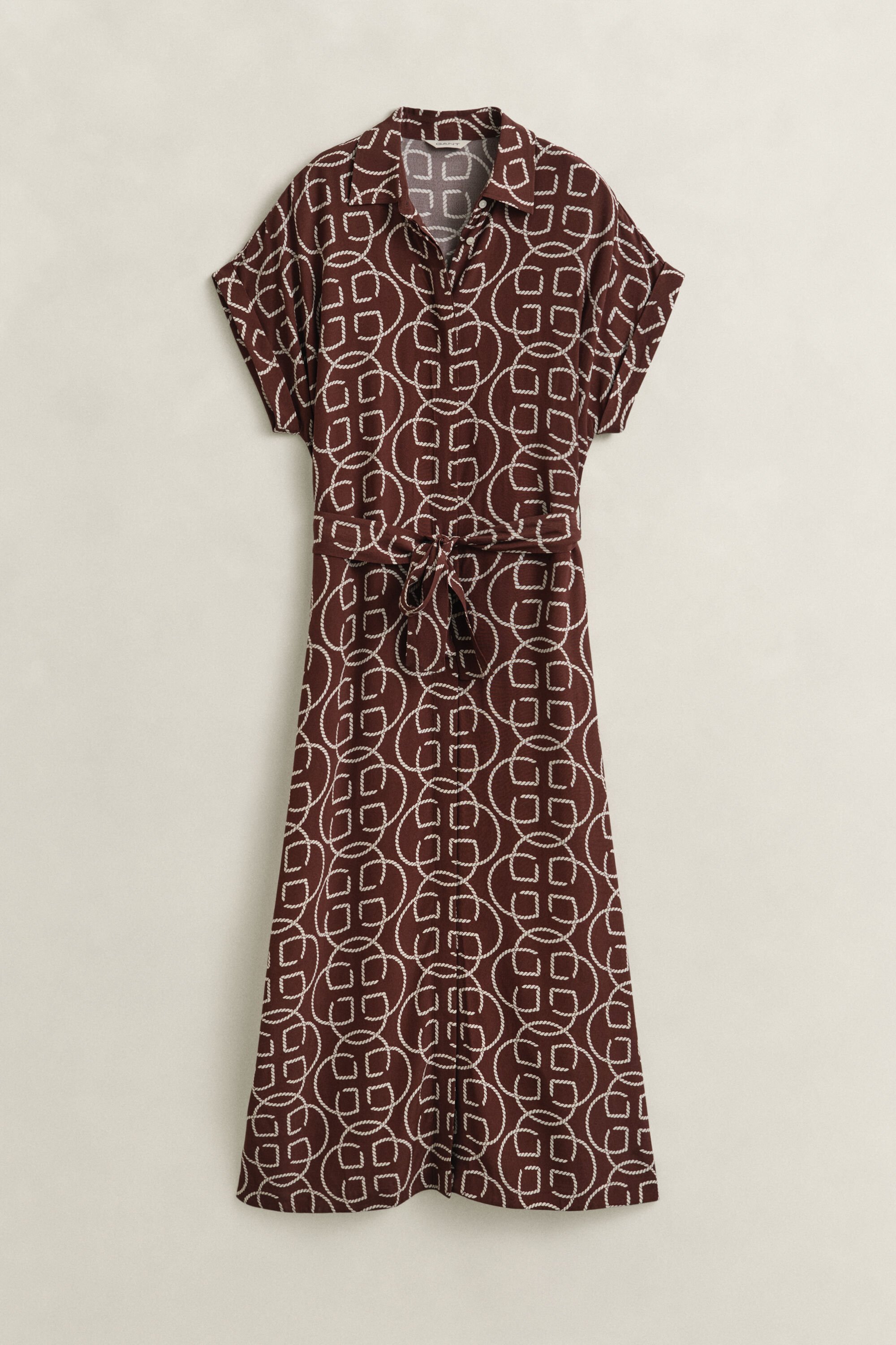 Vestido com mangas bolero Monogram