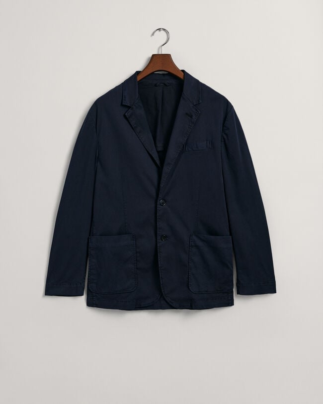 Blazer de fato em algodão