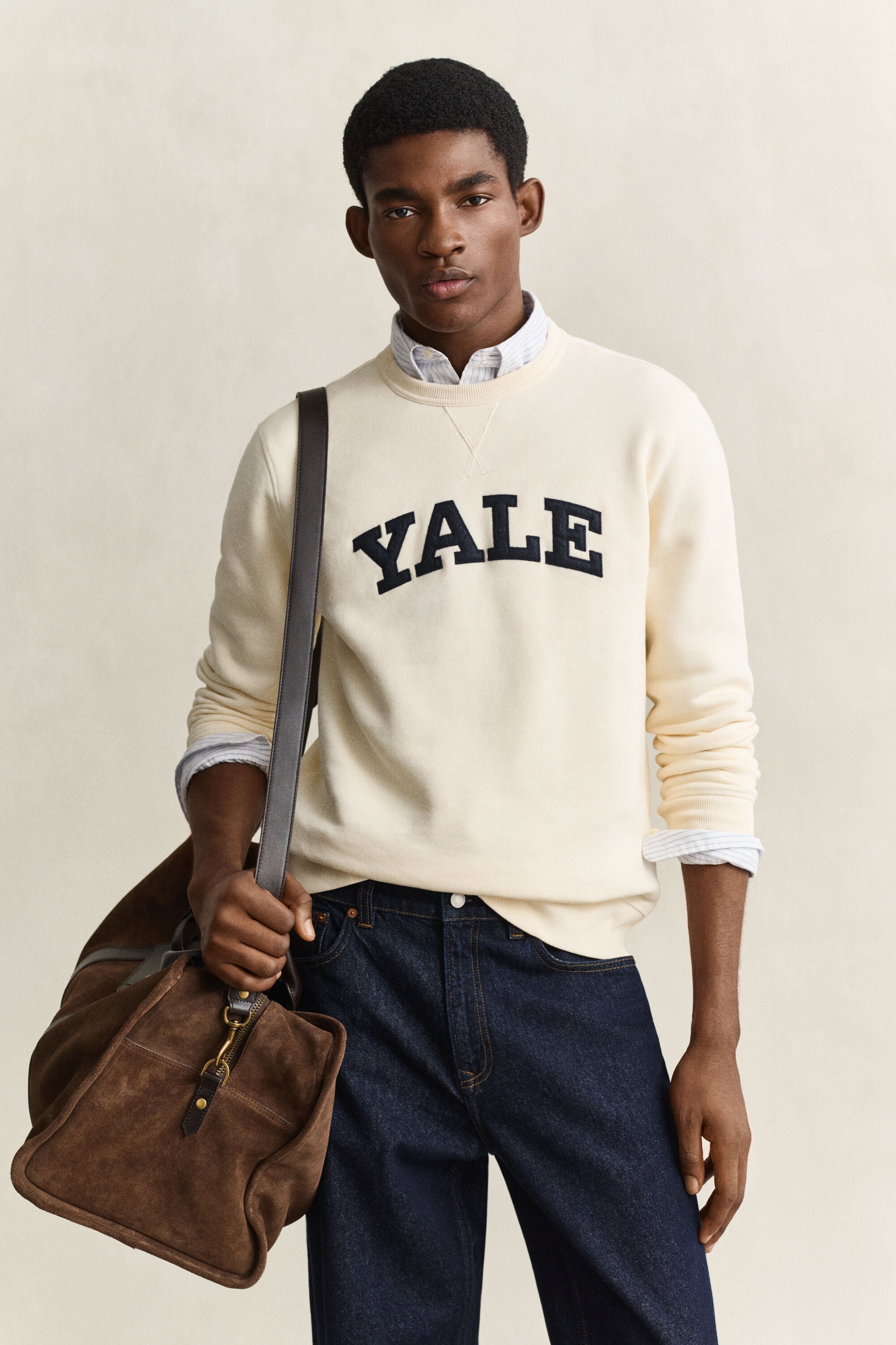 Sweatshirt com decote redondo Gant x Yale