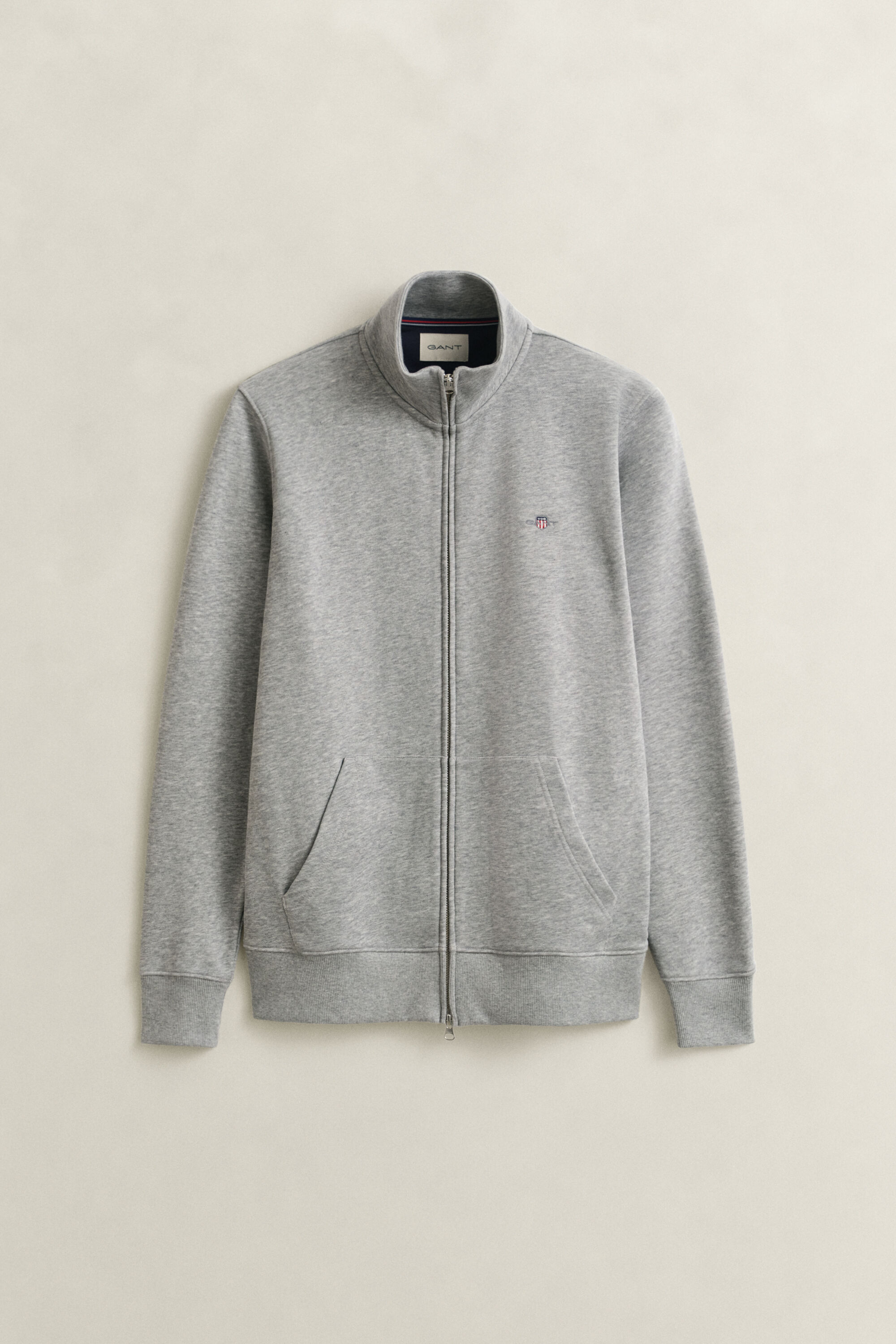 Sweatshirt com capuz e fecho de correr Shield