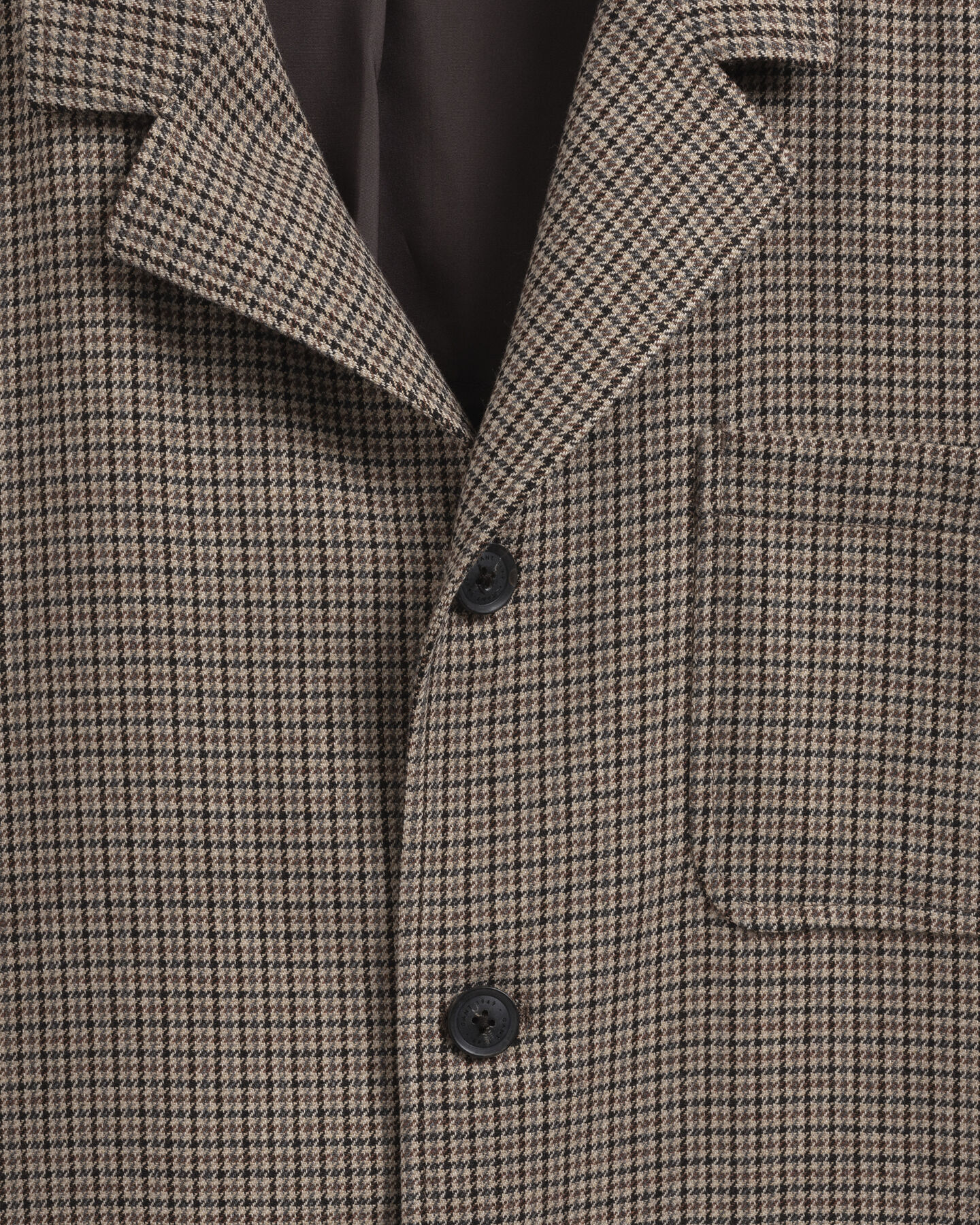 Casaco com padr&atilde;o de xadrez e pormenor franzido