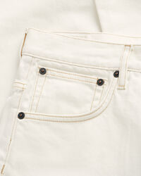 Calças de ganga brancas loose fit