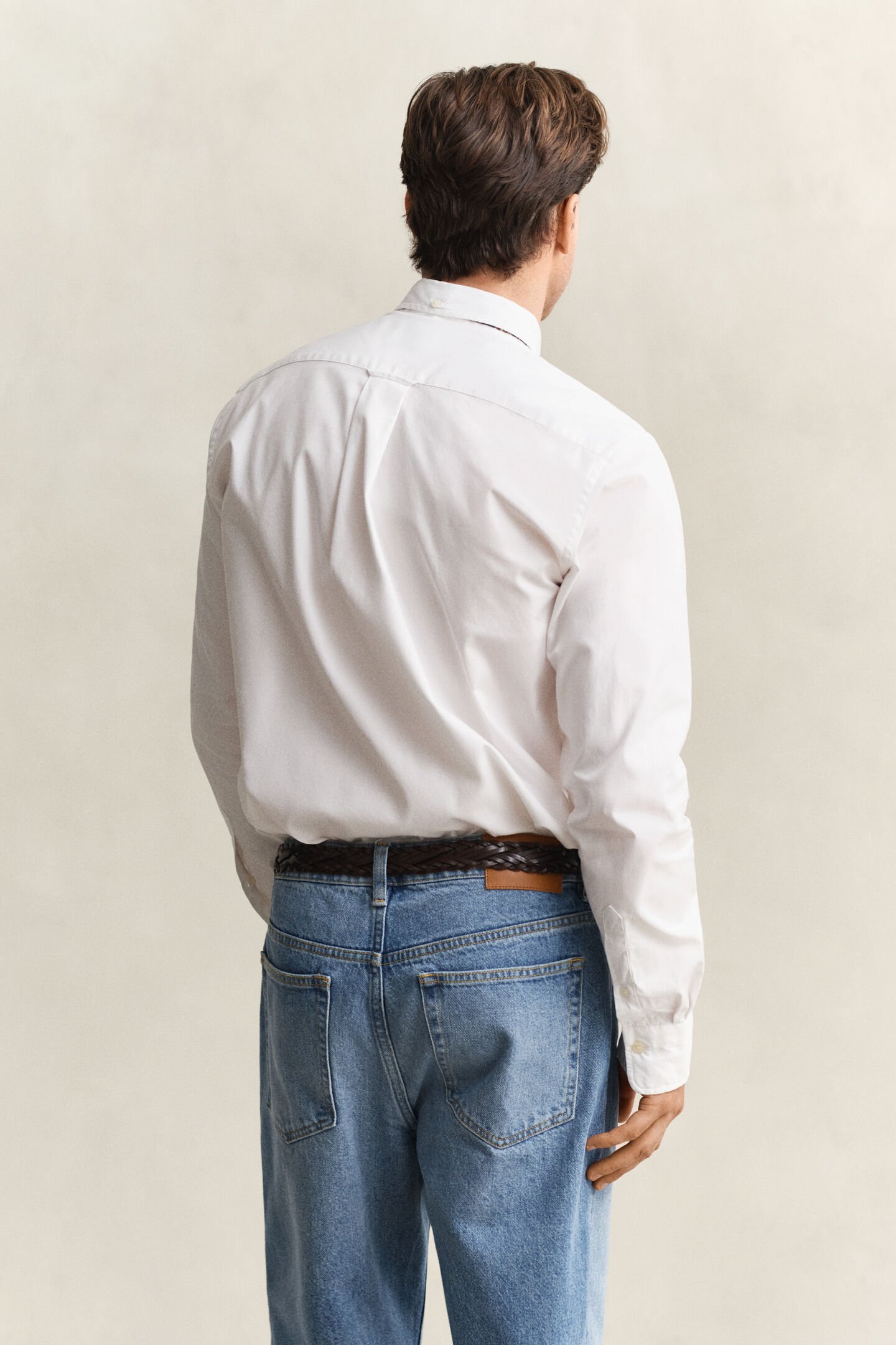 Camisa Oxford pinpoint