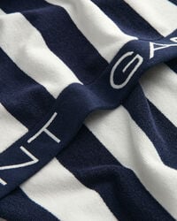 Toalha de praia às riscas em bloco