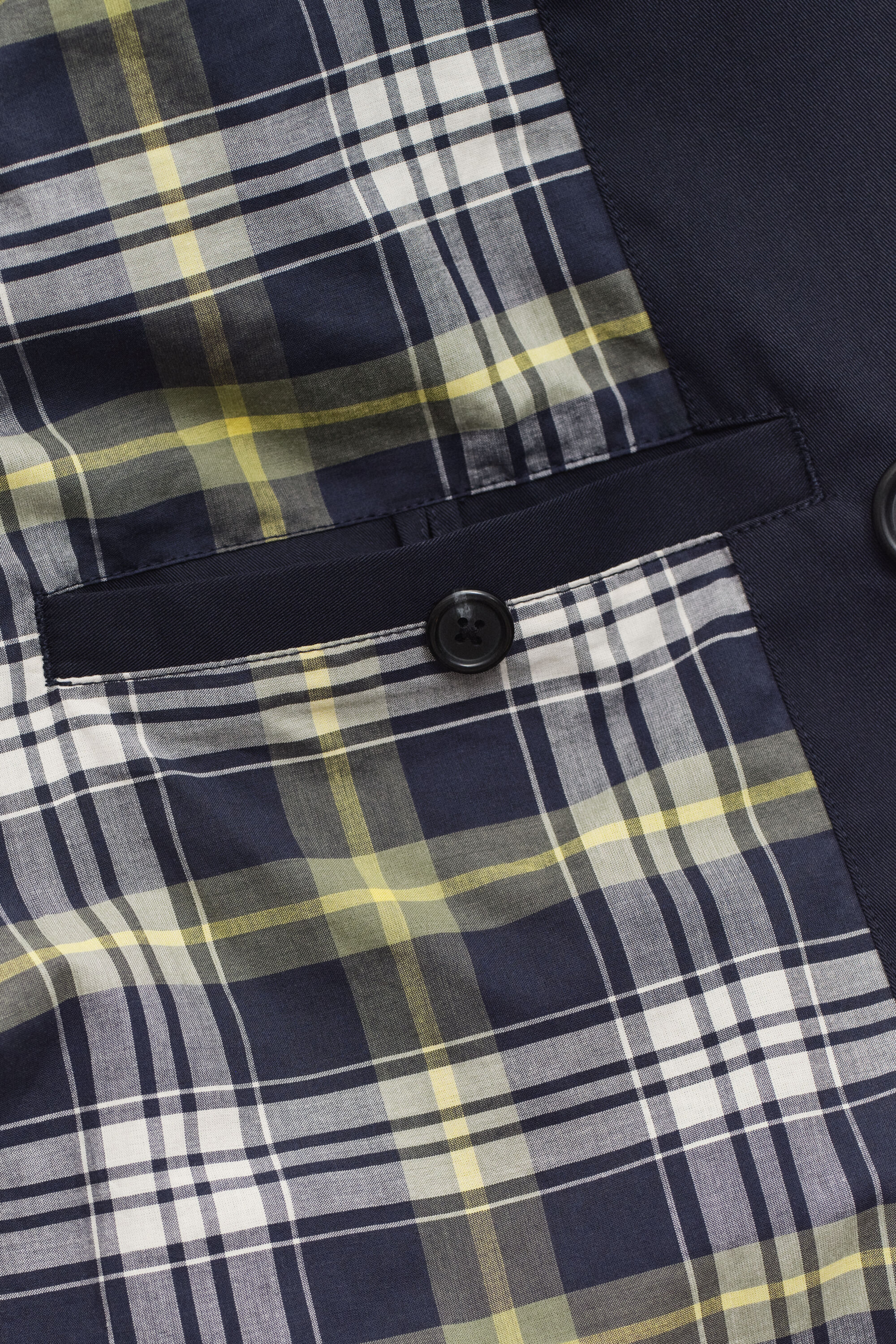 Gabardina em mistura de algodão