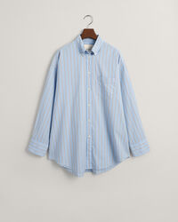 Camisa Oxford Luxury às riscas oversized fit