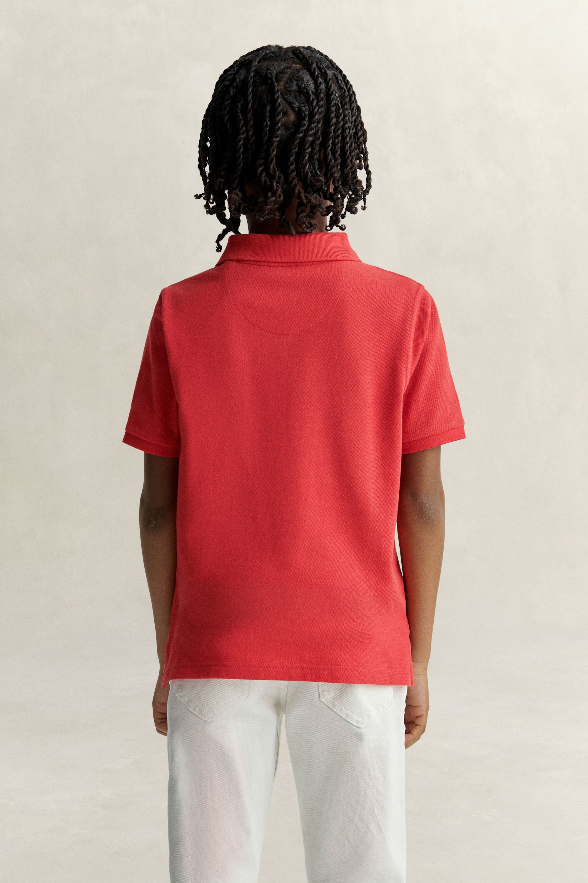 Polo em algodão piqué Shield Teens