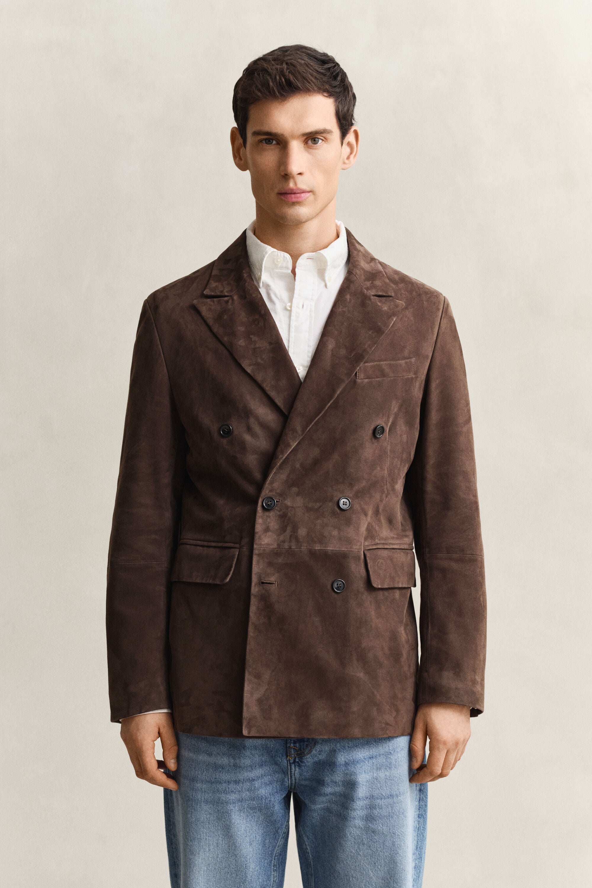 Blazer em camurça