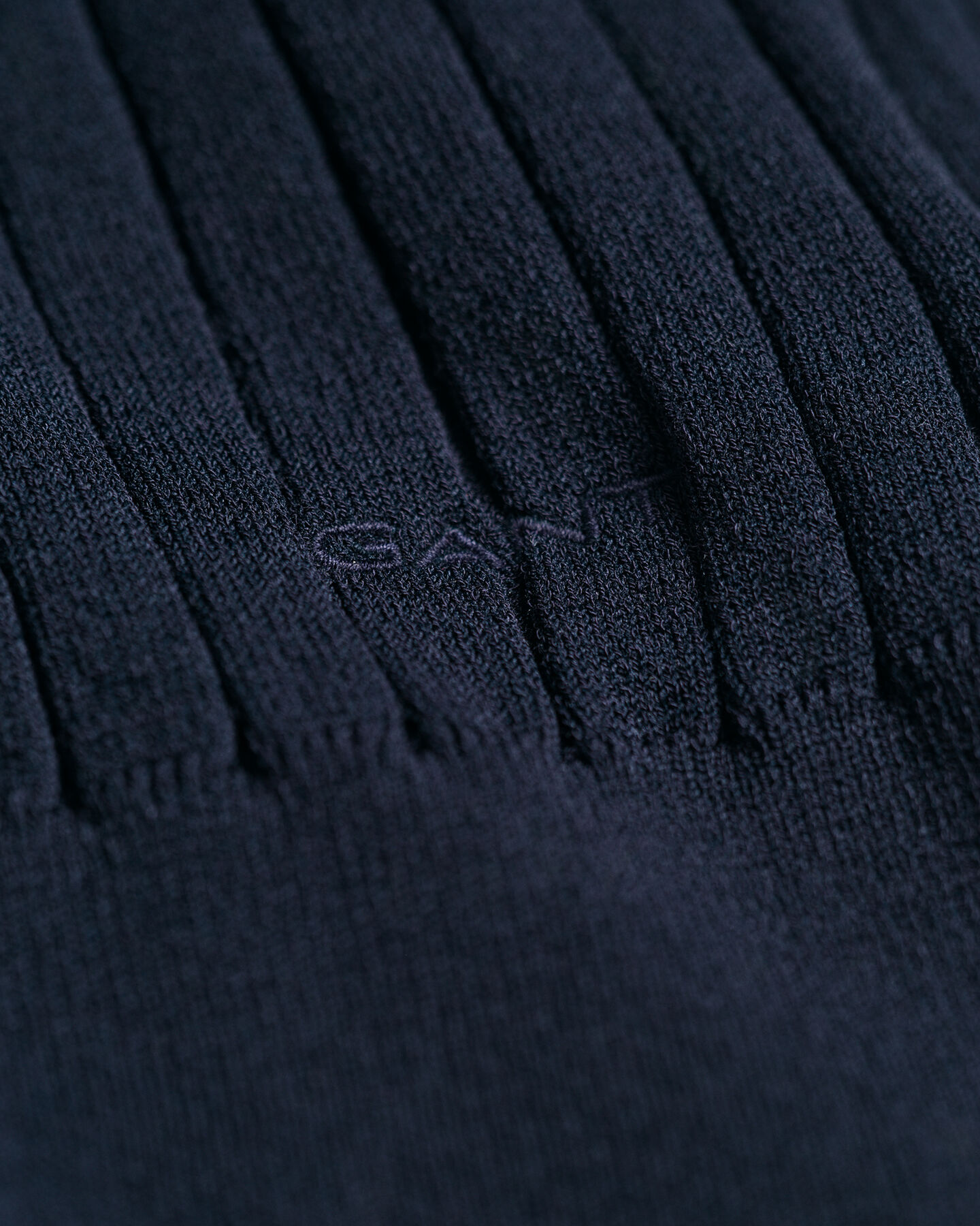 Top curto em malha canelada Teen Girls