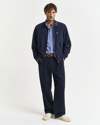 Camisa de manga curta em popelina Gingham clássica regular fit